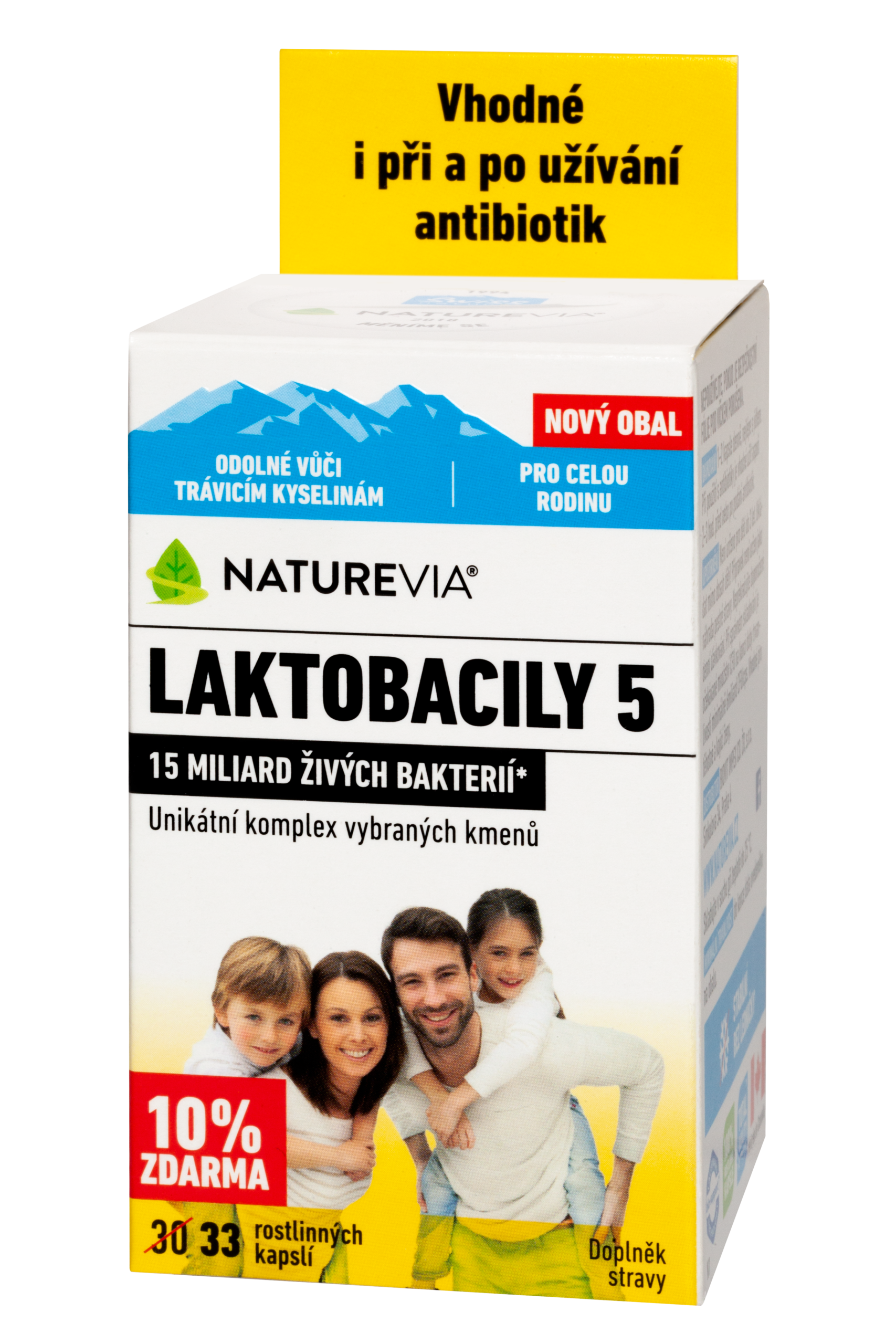 LAKTOBACILY 5 exp 7/2020 – Naturevia