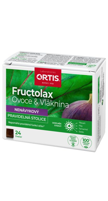 FRUCTOLAX OVOCE & VLÁKNINA ŽVÝKACÍ KOSTKY