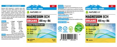 MAGNESIUM BCM Organic 800MG