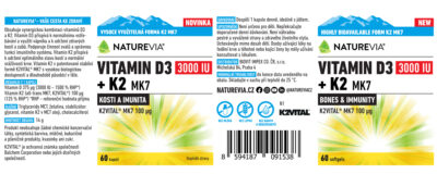 VITAMIN D3 3000 IU + K2 MK7