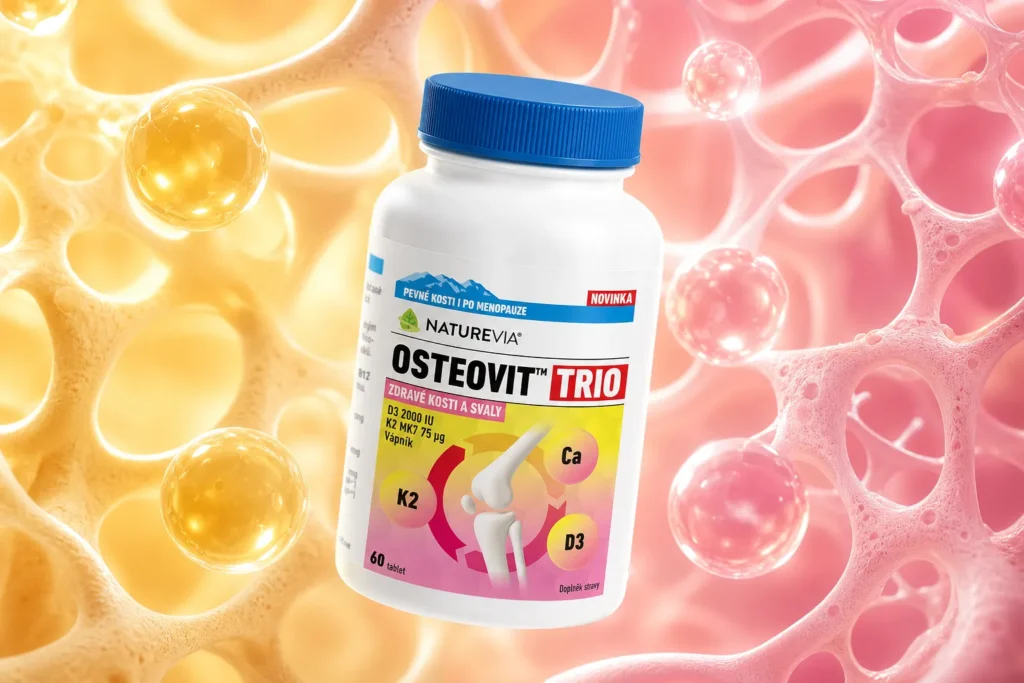 OSTEOVIT Trio: vápník, D3 a K2 v jedné tabletě